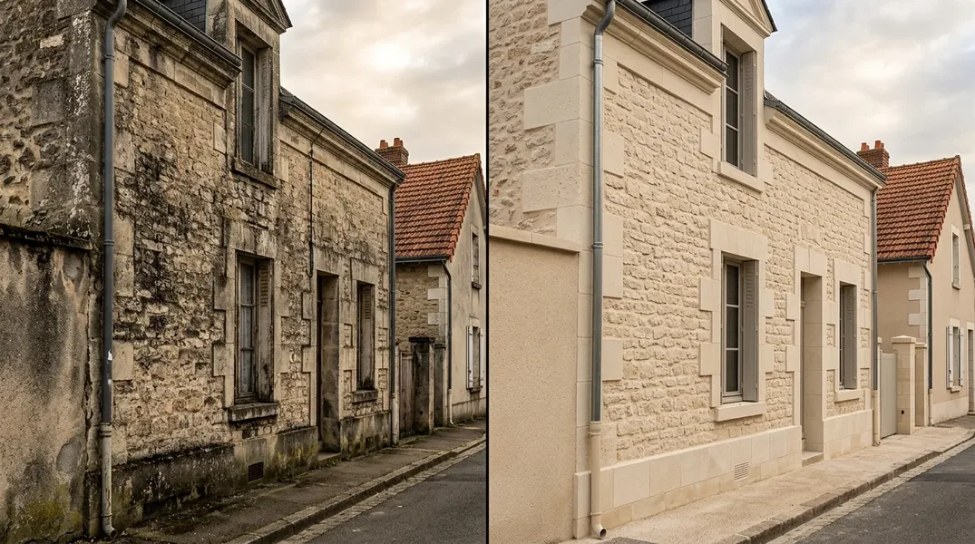 Quel est le prix d'un ravalement respectueux des remparts historiques du Mans ?