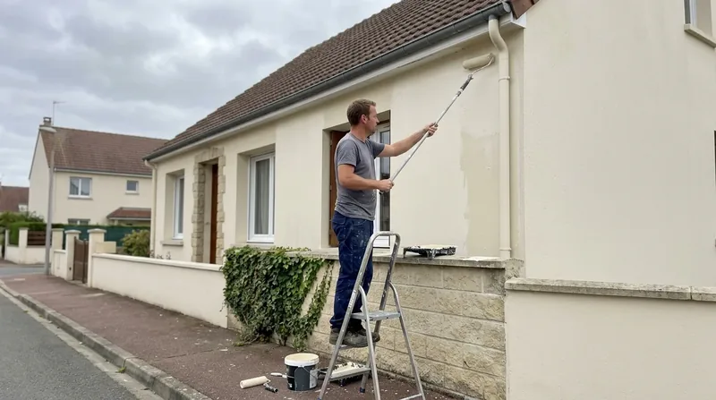 Peinture de façade Le Mans